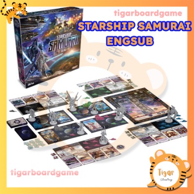 Boardgame trò chơi Starship Samurai Chính Hãng nội địa Trung có Sub Anh luật Anh Tigar