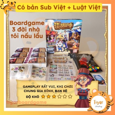 Boardgame Quacks of Quedlinburg kèm bản Mở rộng The Herb Witches - Nhà tôi ba đời nấu lẩu Engsub Tigar