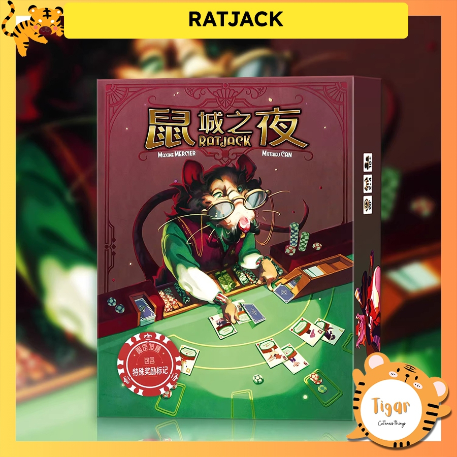 Boardgame Ratjack trò chơi Casino thế giới ngầm bản Trung Engsub