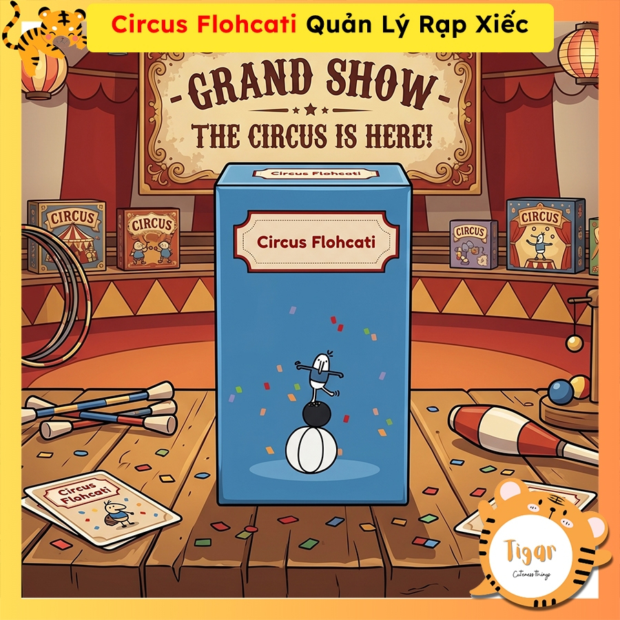 Boardgame Circus Flohcati Xiếc Bọ Chét