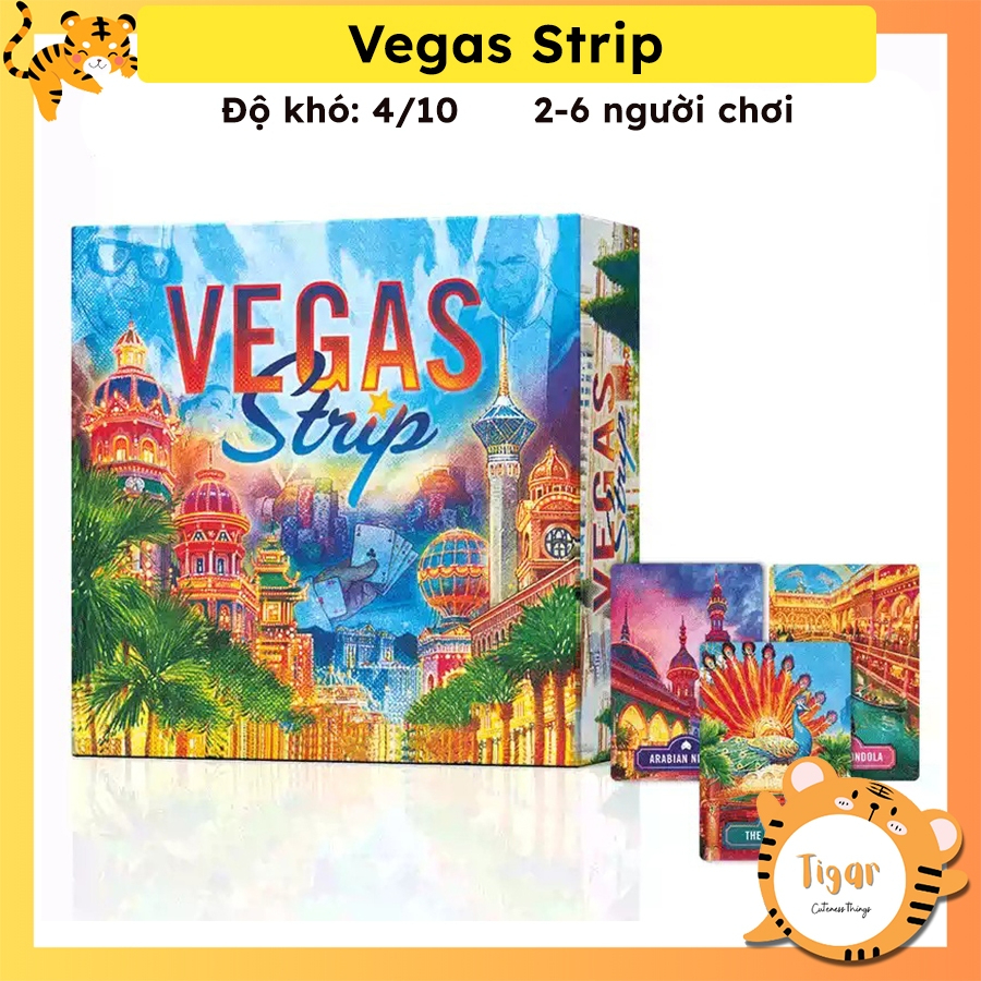 Boardgame Vegas Strip Chuyến Du Lịch Vegas