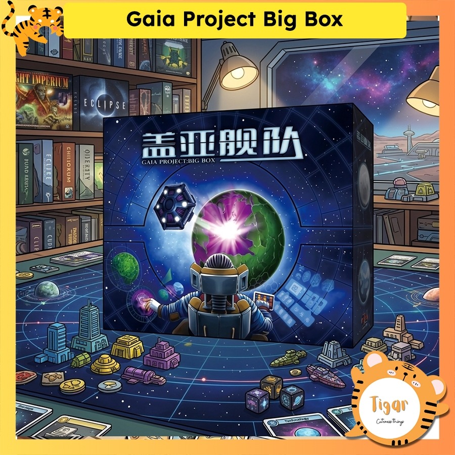 Boardgame Gaia Project Big Box Kèm Exp Lost Fleet
