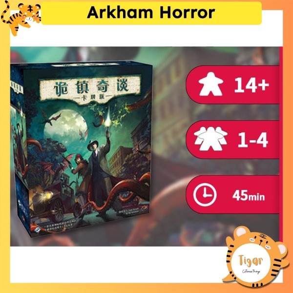 Boardgame Arkham Horror: The Card Game (Revised Core Set) bản Trung Eng/Việt Sub