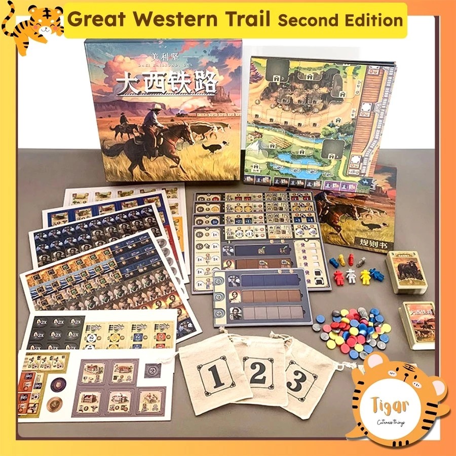 Giới thiệu board game Great Western Trail